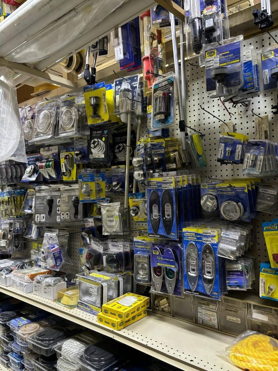 Navigation lights and marine electrical at Duke Marine